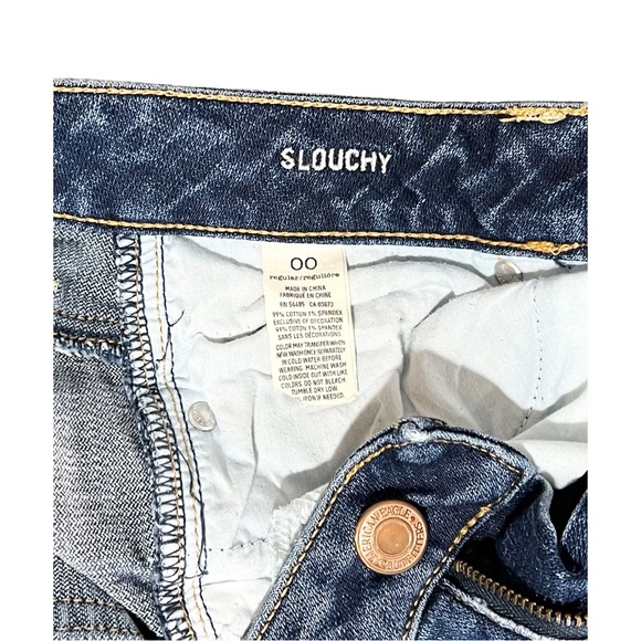 American Eagle Jeans Size 00 Slouchy - Picture 4 of 8